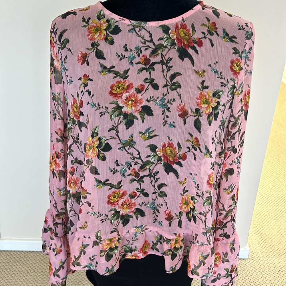 Top Shop flower print top